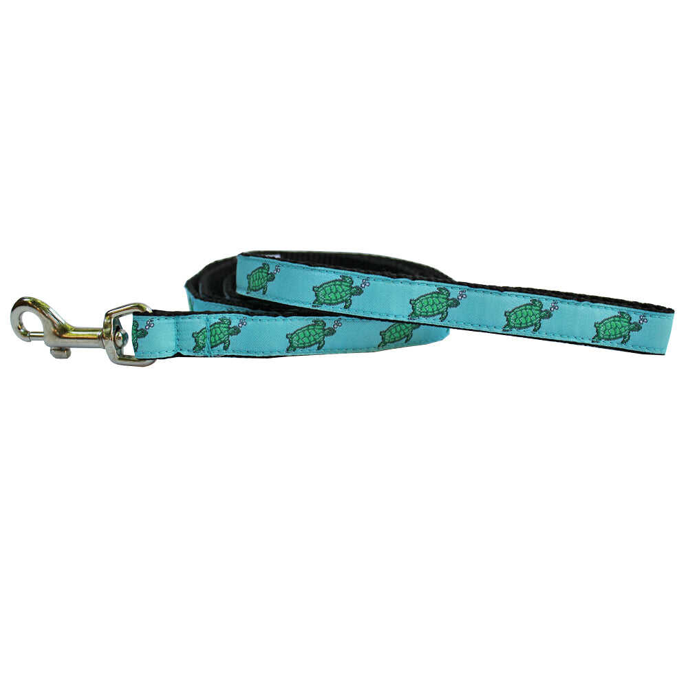 Caribbean Blue Extra Small Sea Turtle Dog Leash
