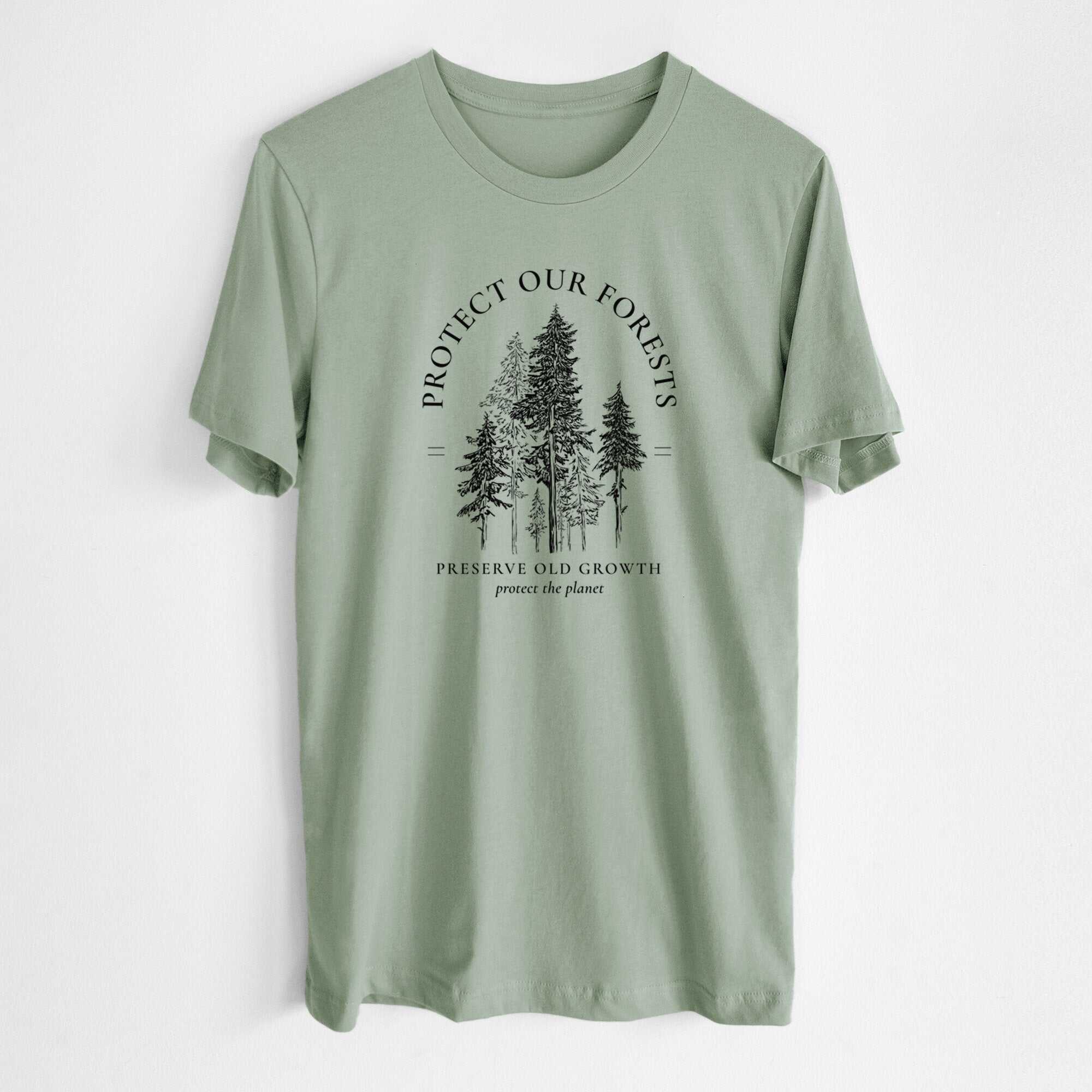 Protect our Forests - Preserve Old Growth - Lightweight 100% Cotton Unisex Crewneck