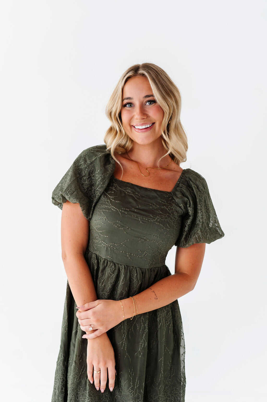 Blythe Embroidered Dress - Size 1XL, 2XL, & 3XL Left