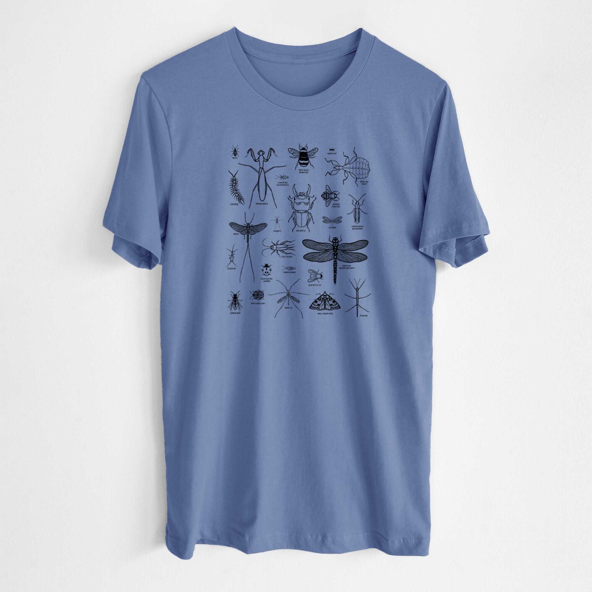 Chart of Arthropods/Insects - Lightweight 100% Cotton Unisex Crewneck