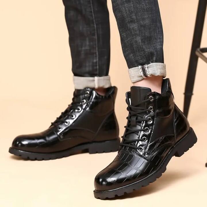 Men's Genuine Leather Comfortable Handmade Dress Boots