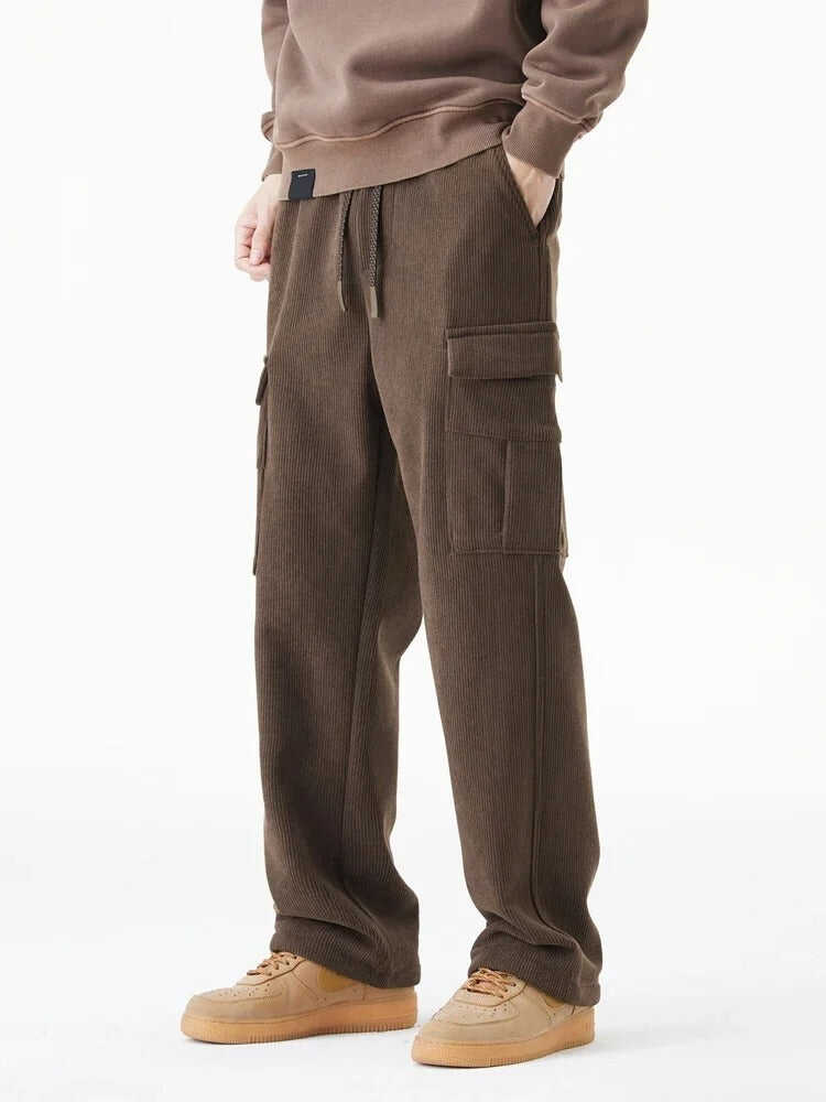 FLEECE LINED CARGO PANTS