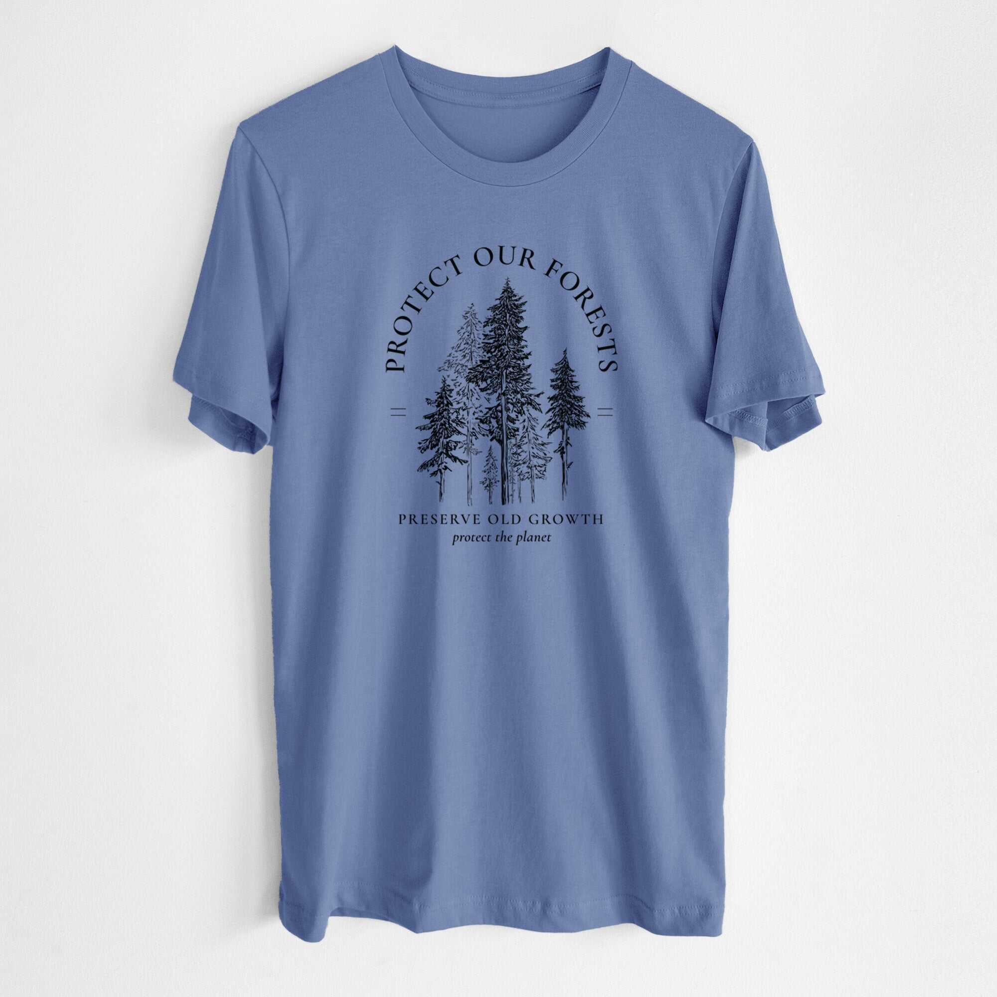 Protect our Forests - Preserve Old Growth - Lightweight 100% Cotton Unisex Crewneck