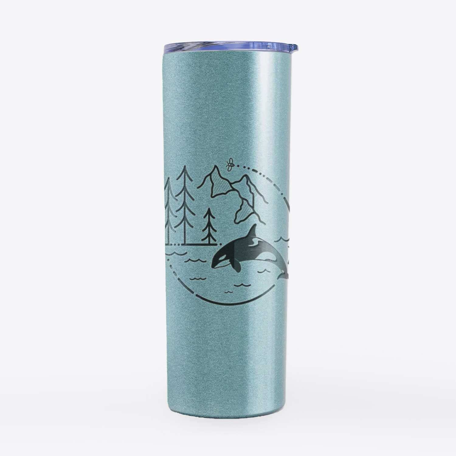 It's All Connected - Orca - 20oz Skinny Tumbler