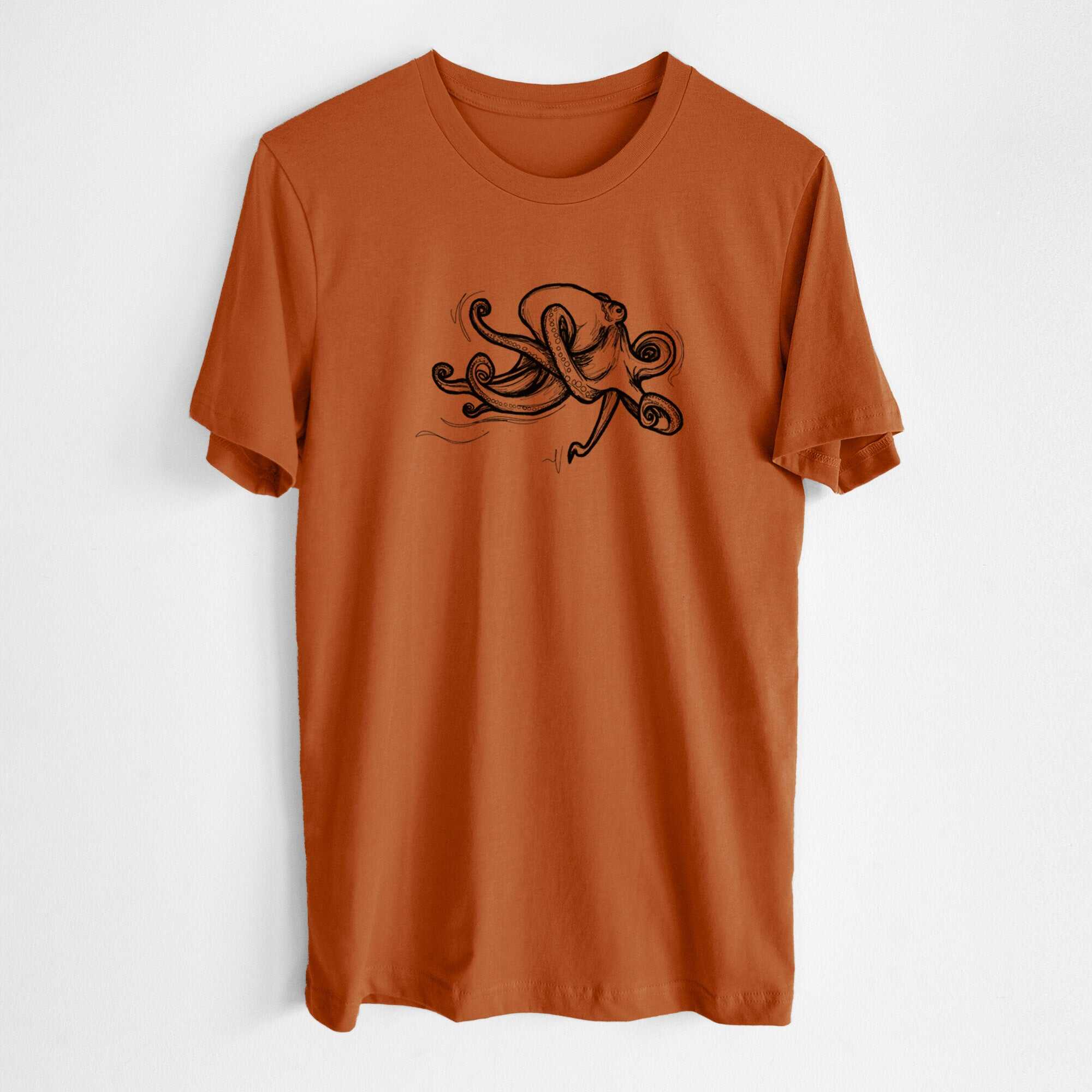 Giant Pacific Octopus - Lightweight 100% Cotton Unisex Crewneck