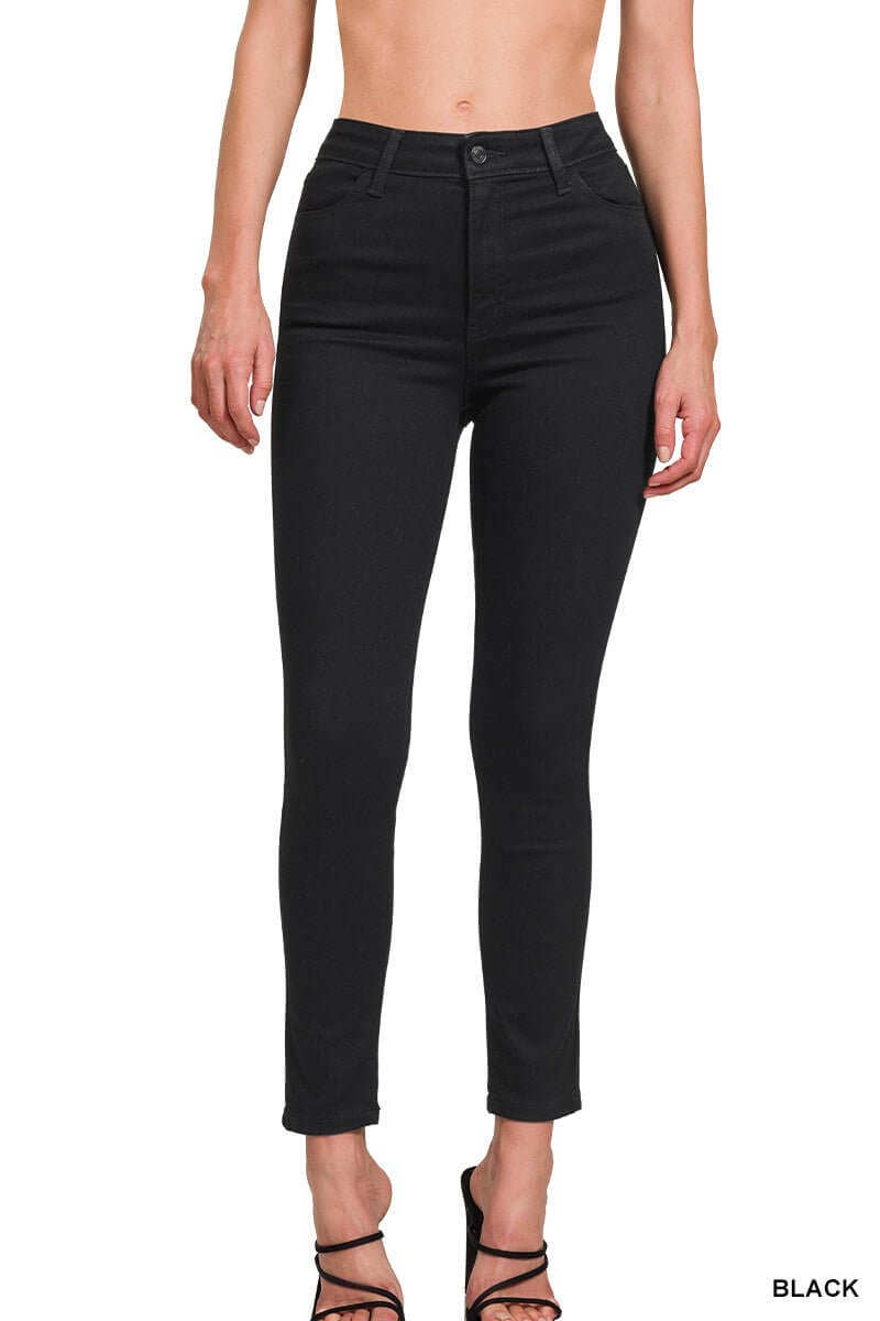 Black High Rise Skinny Jean