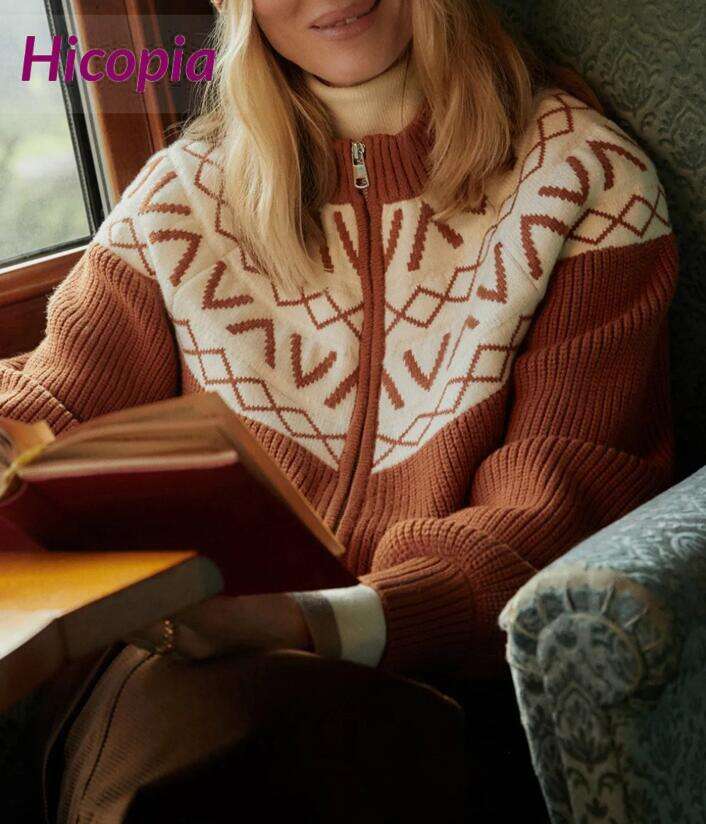 Alys Fair Isle Knit Jacket
