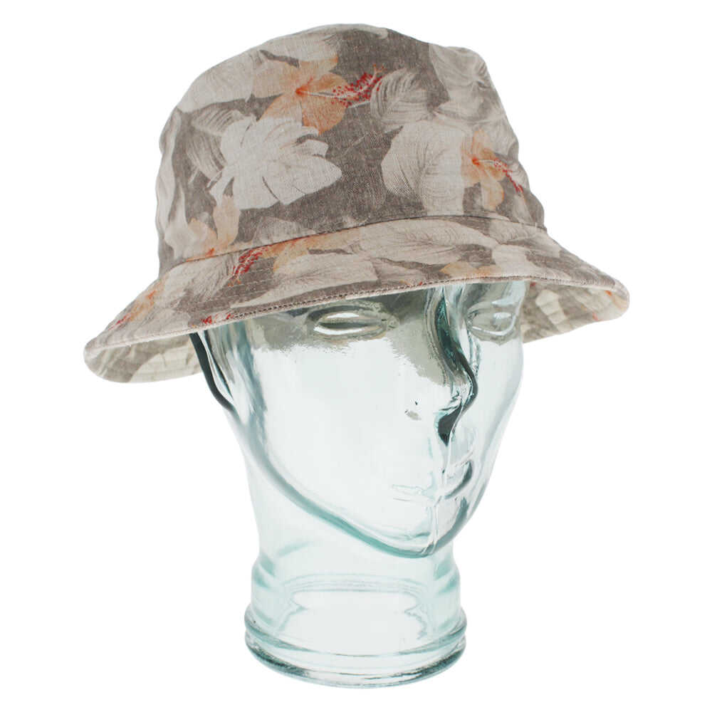100% Linen  Bucket  Hat