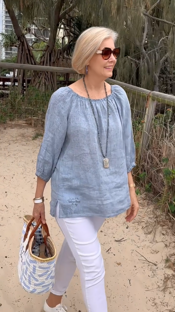 2024 Spring Women's Casual Cotton linen top