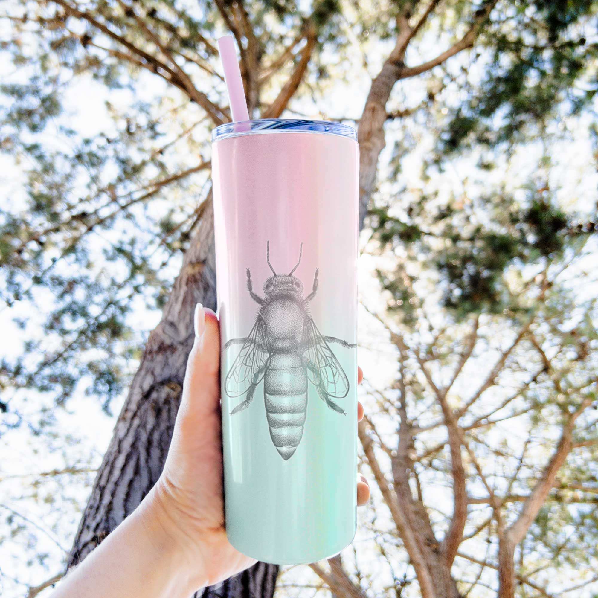 Queen Bee Apis Mellifera - 20oz Skinny Tumbler