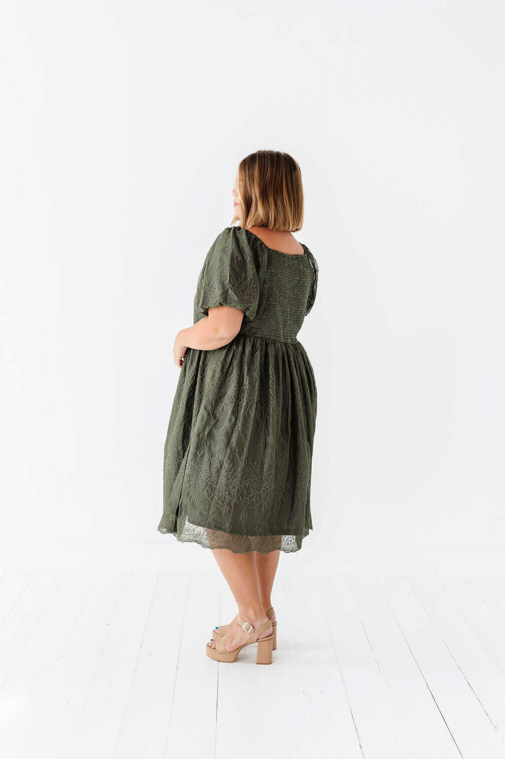 Blythe Embroidered Dress - Size 1XL, 2XL, & 3XL Left