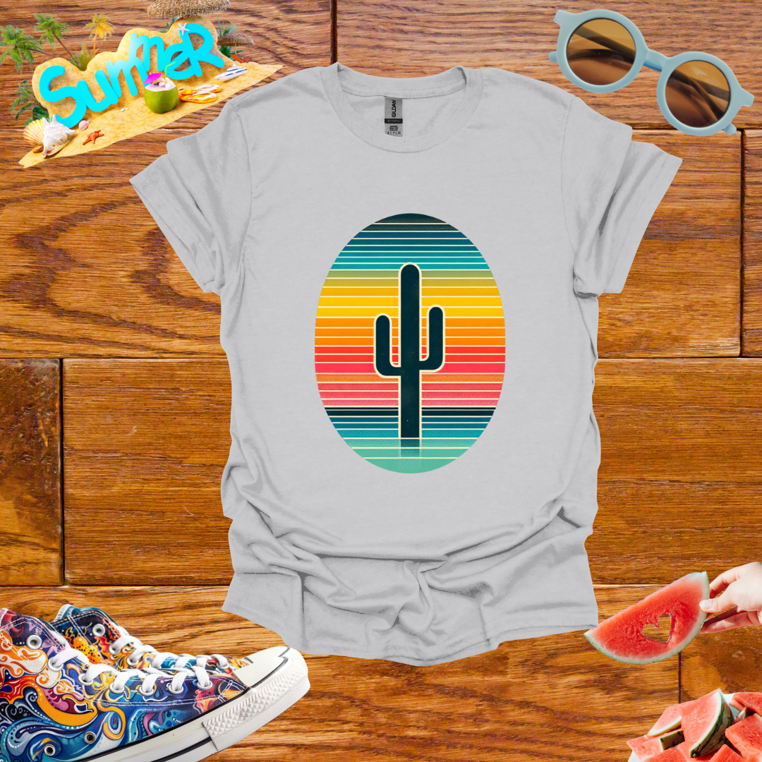 ZCKBDColorful Cactus T-Shirt