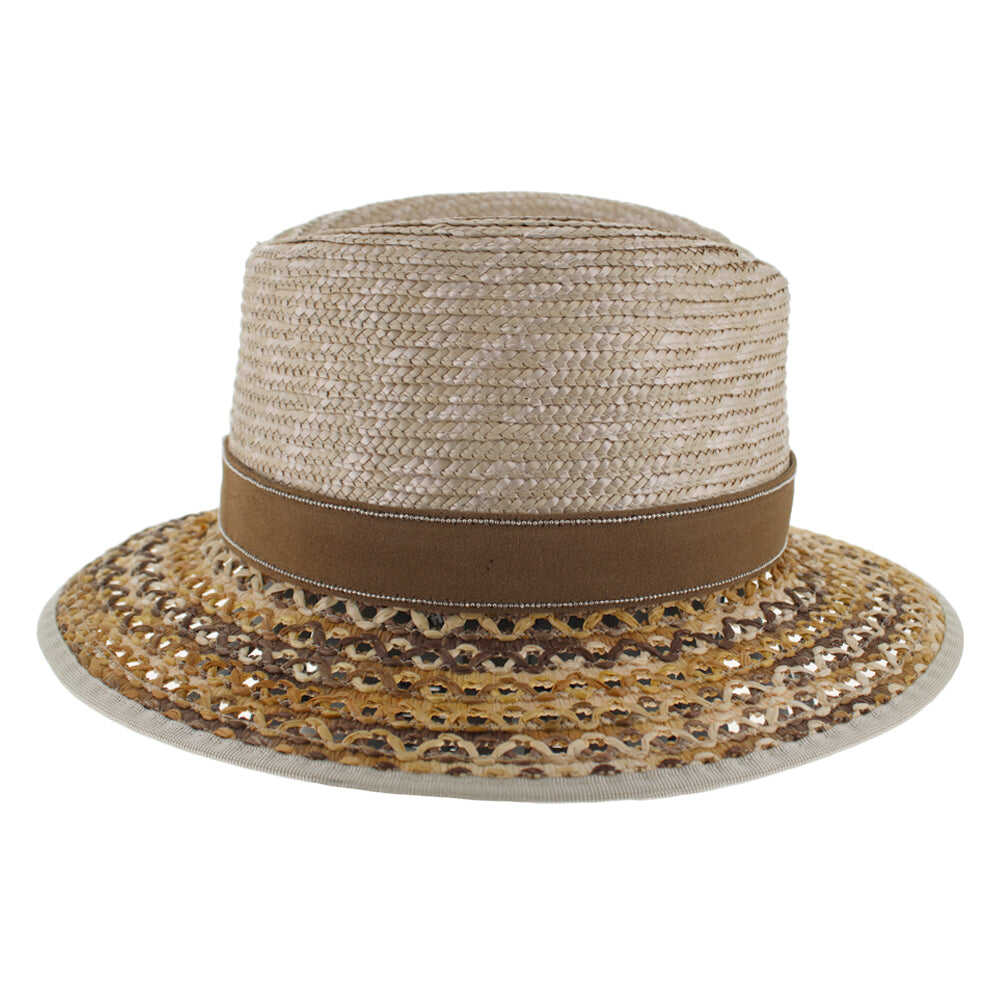 Paper Braid and Raffia Straw  Hat