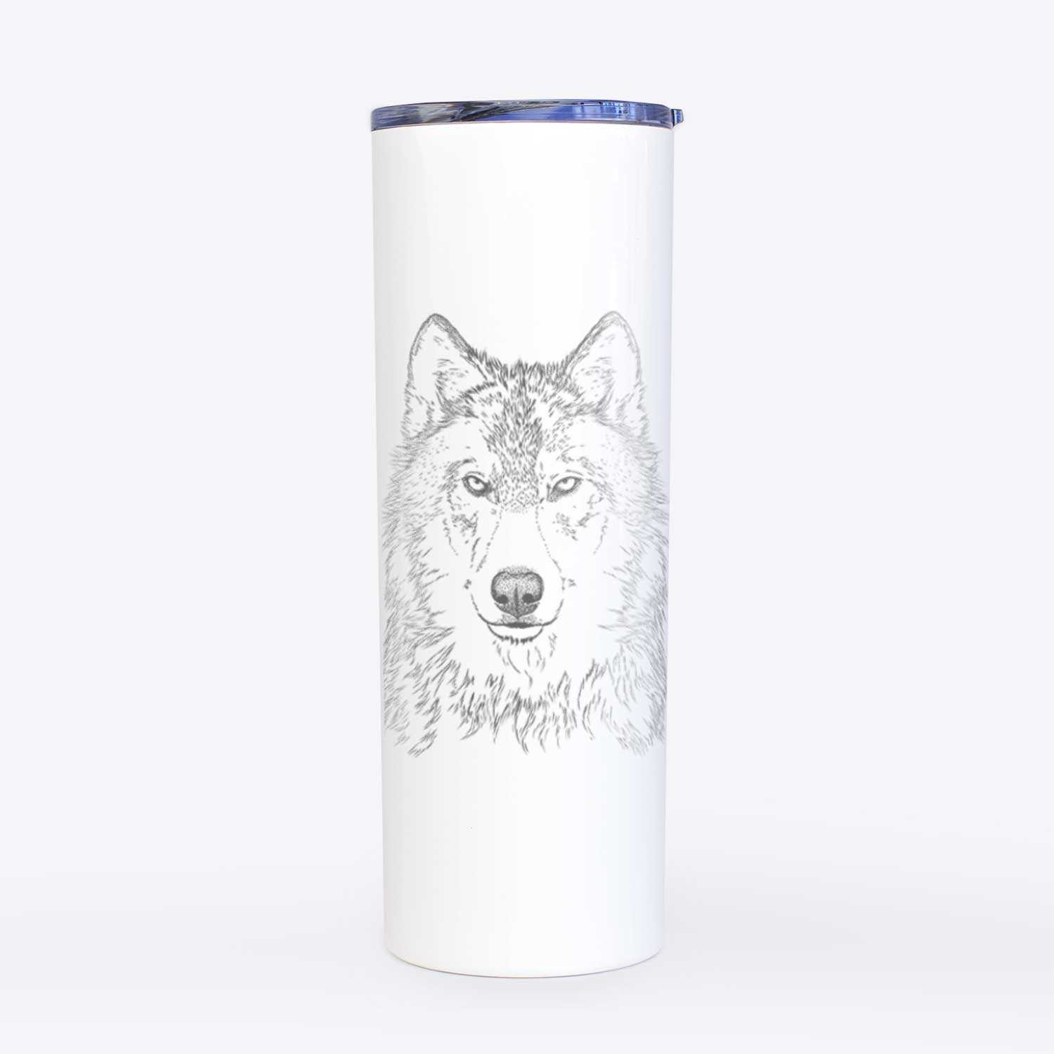 Grey Wolf - Canis lupus - 20oz Skinny Tumbler