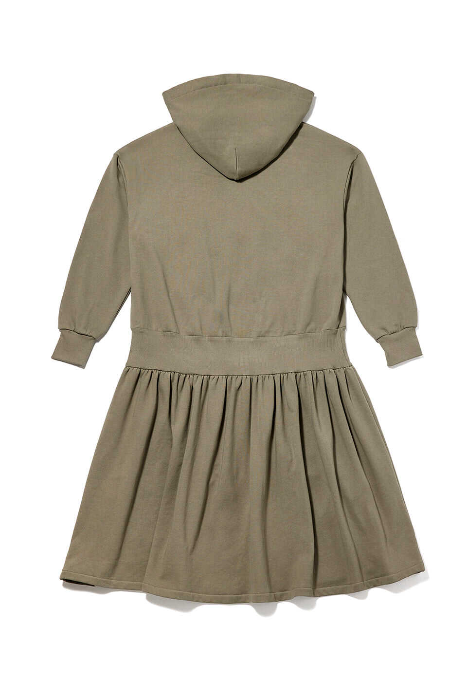 SHIRRING HOODIE JACKET, GRAY