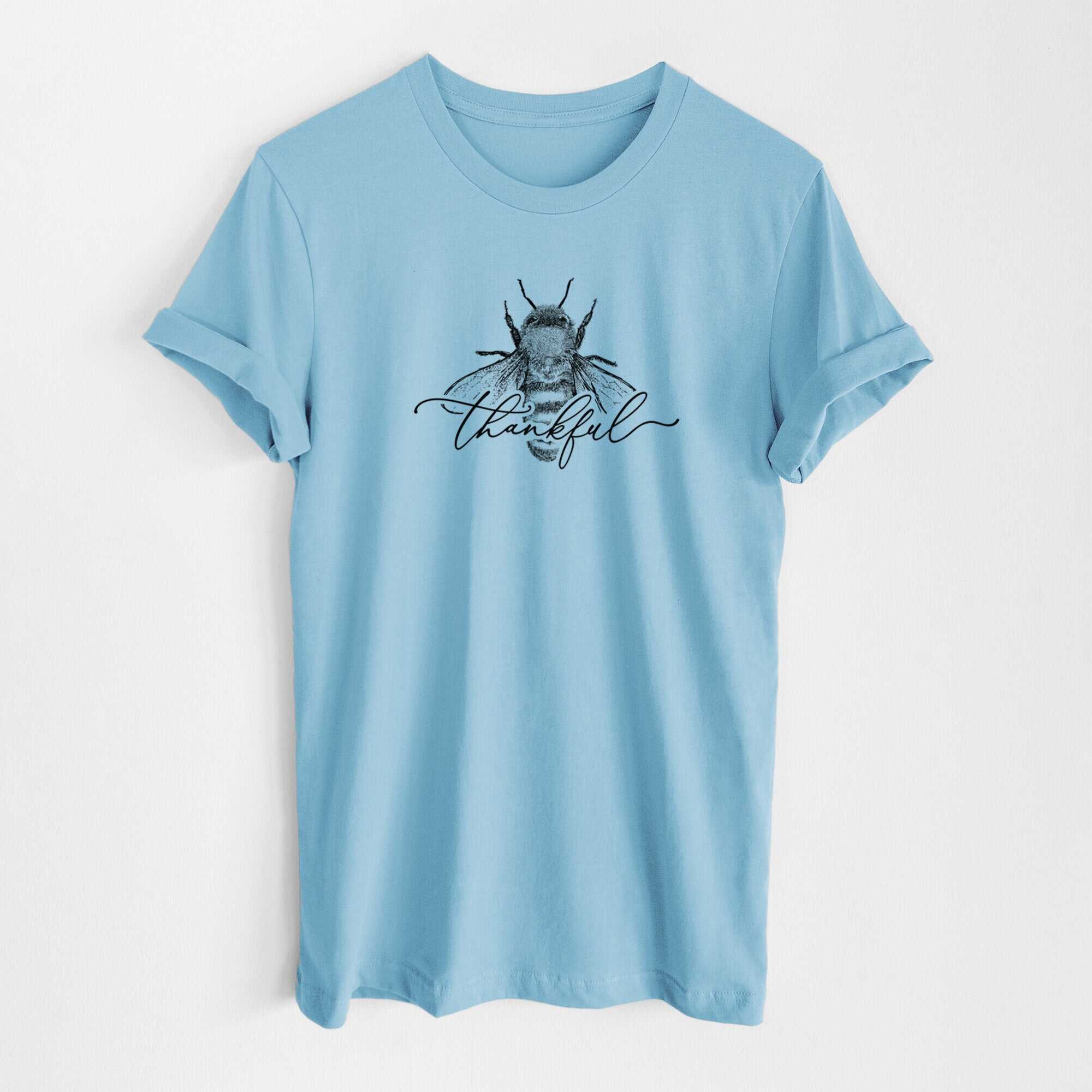 Bee Thankful - Lightweight 100% Cotton Unisex Crewneck