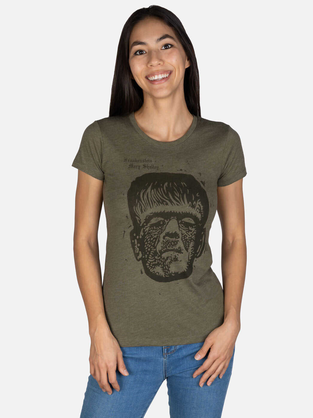 Frankenstein: Penguin Horror Women's Crew T-Shirt