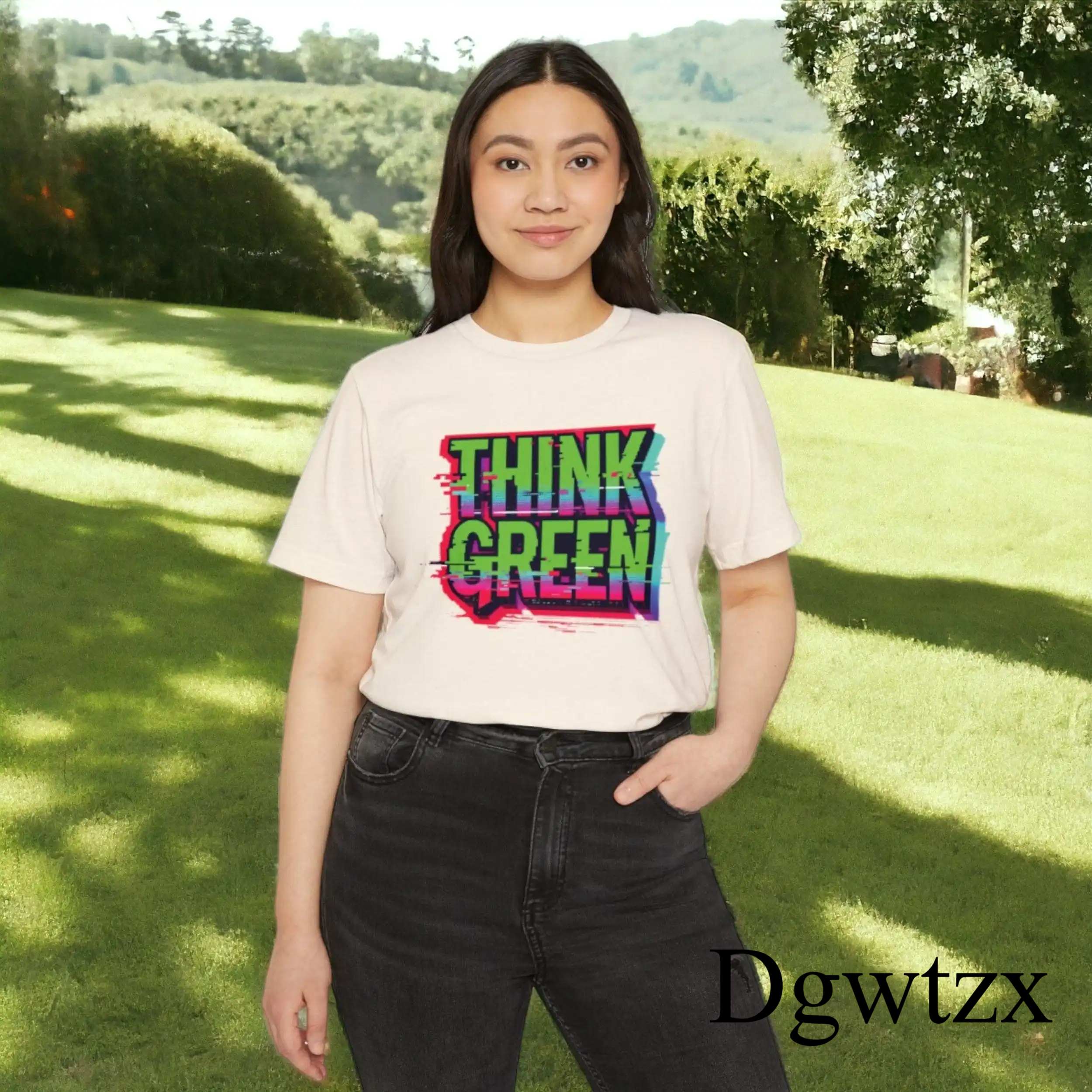 Think Green, Recycled Organic T-Shirt