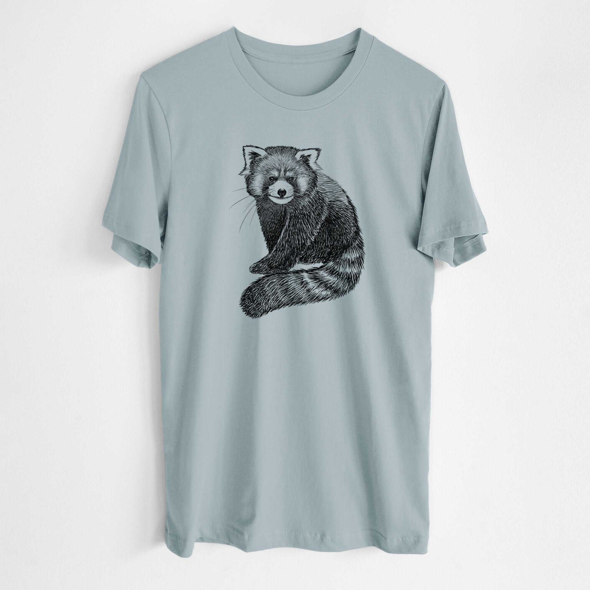 Red Panda - Ailurus fulgens styani - Lightweight 100% Cotton Unisex Crewneck