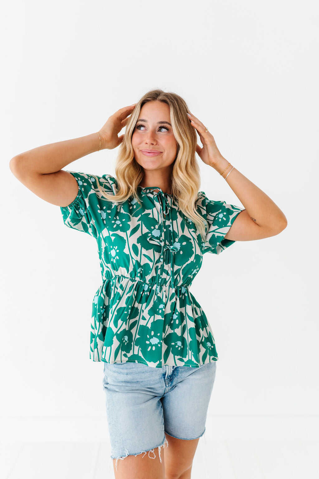 Evana Tie Blouse