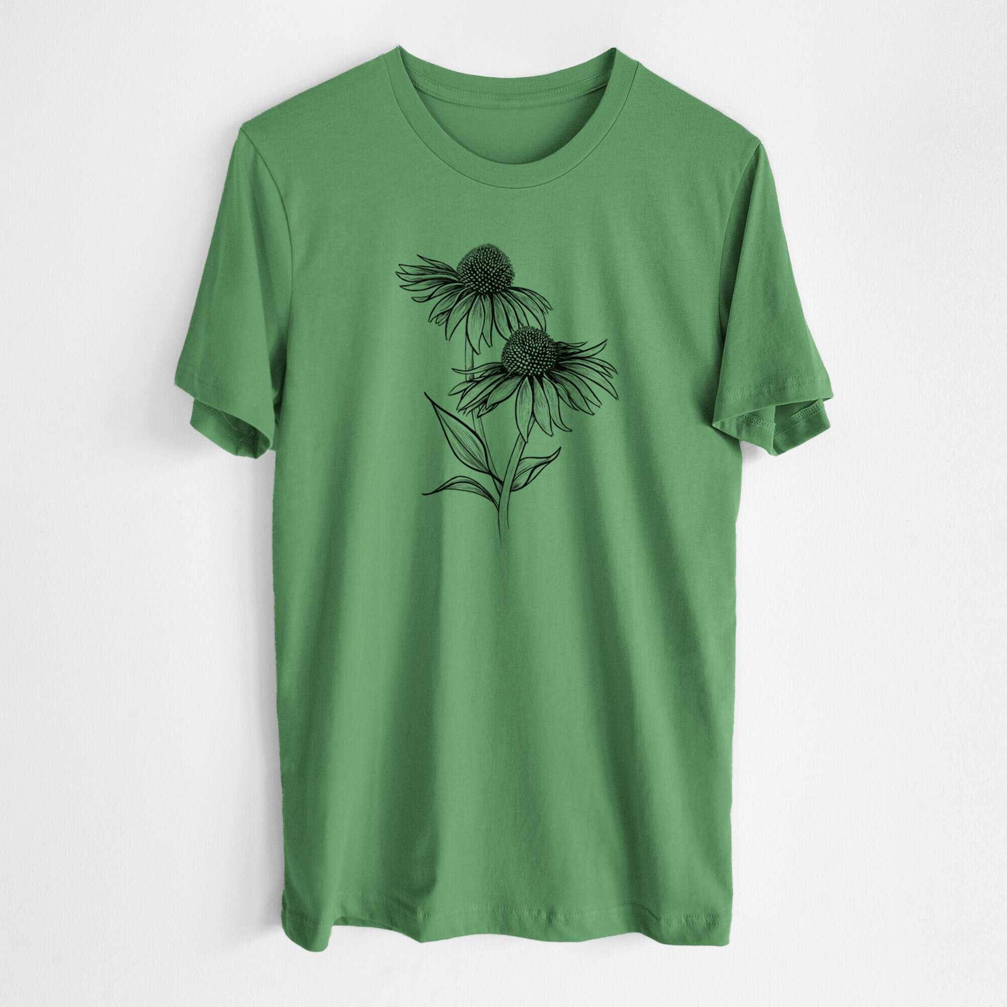 Coneflower - Echinacea purpurea - Lightweight 100% Cotton Unisex Crewneck