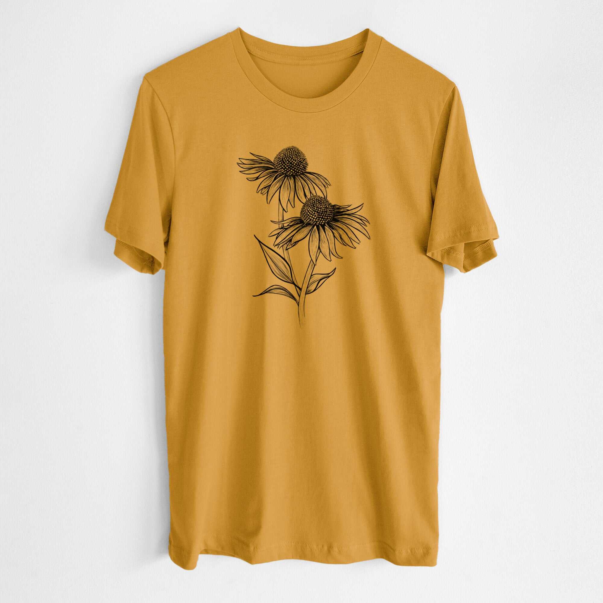 Coneflower - Echinacea purpurea - Lightweight 100% Cotton Unisex Crewneck