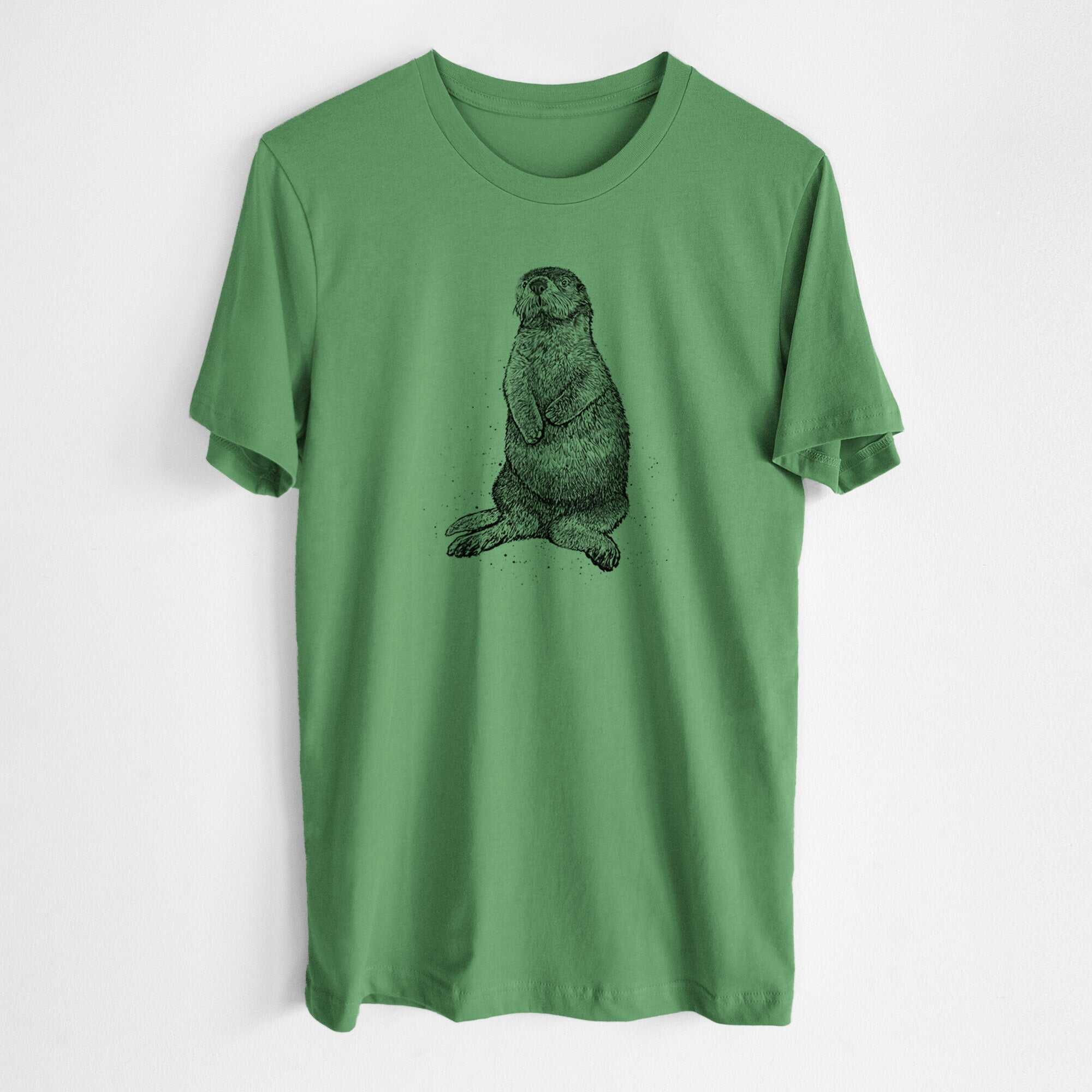 Enhydra lutris - California Sea Otter - Lightweight 100% Cotton Unisex Crewneck