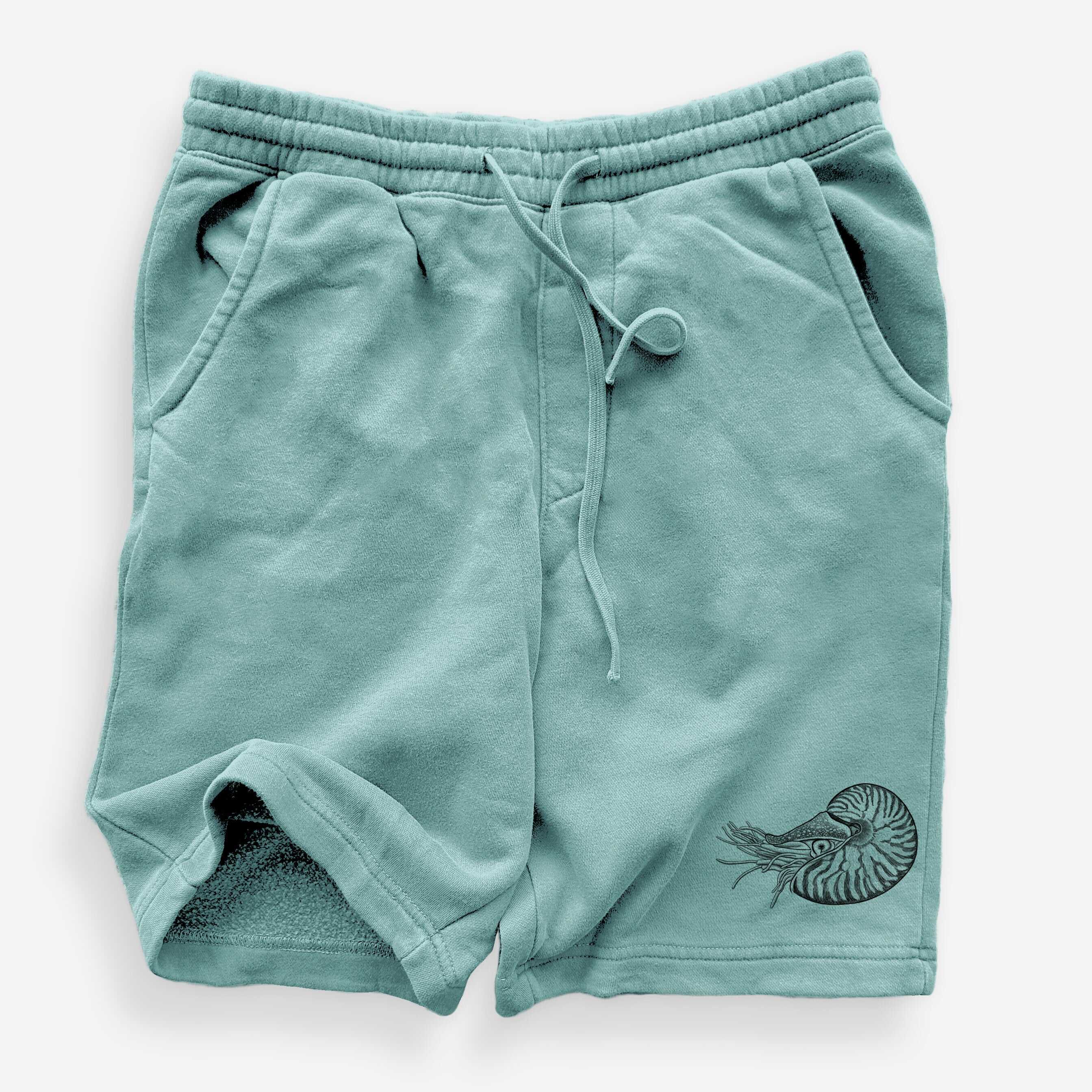 Palau Nautilus - Nautilus belauensis - Unisex Pigment Dyed Shorts