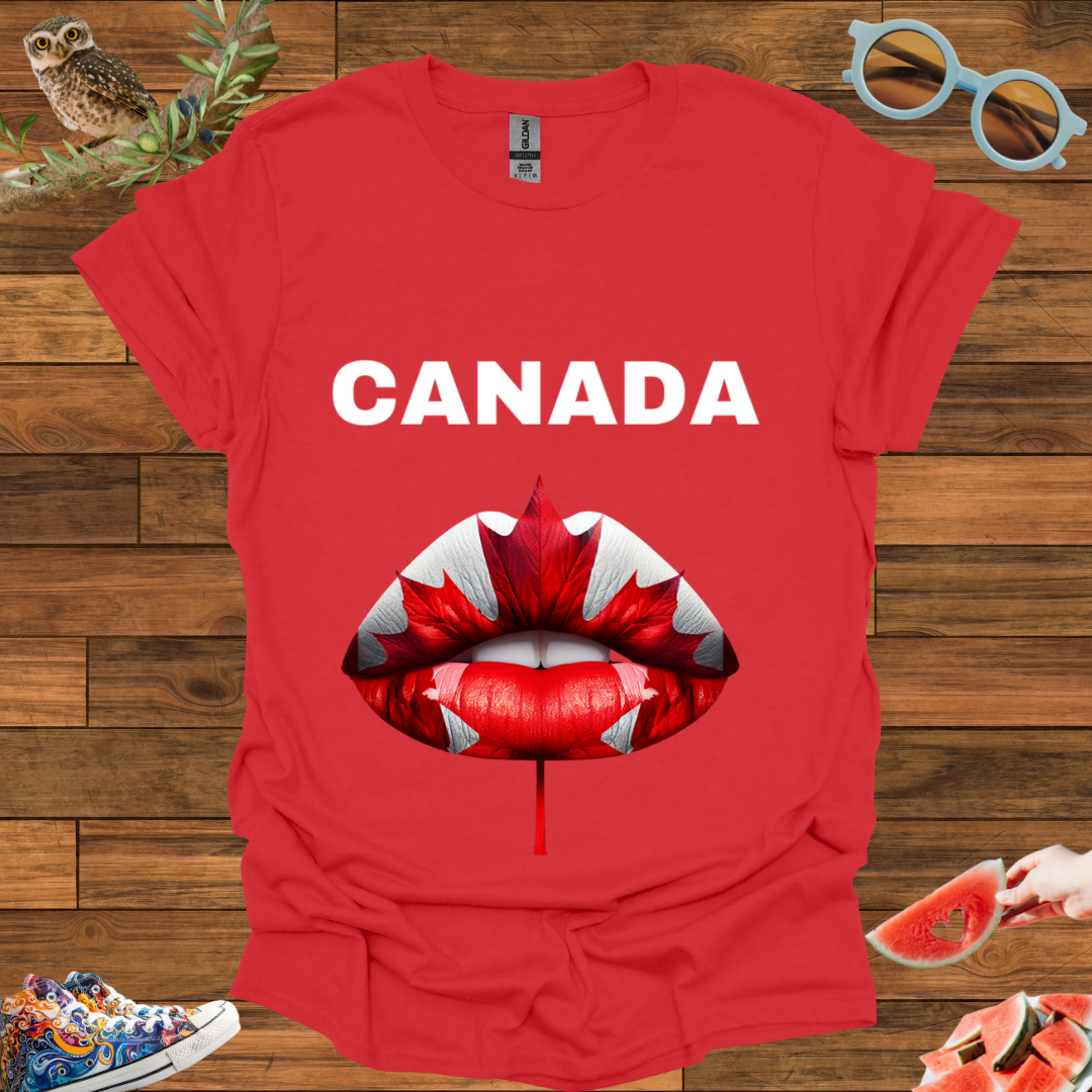 ZCKBDCanada lip T-Shirt