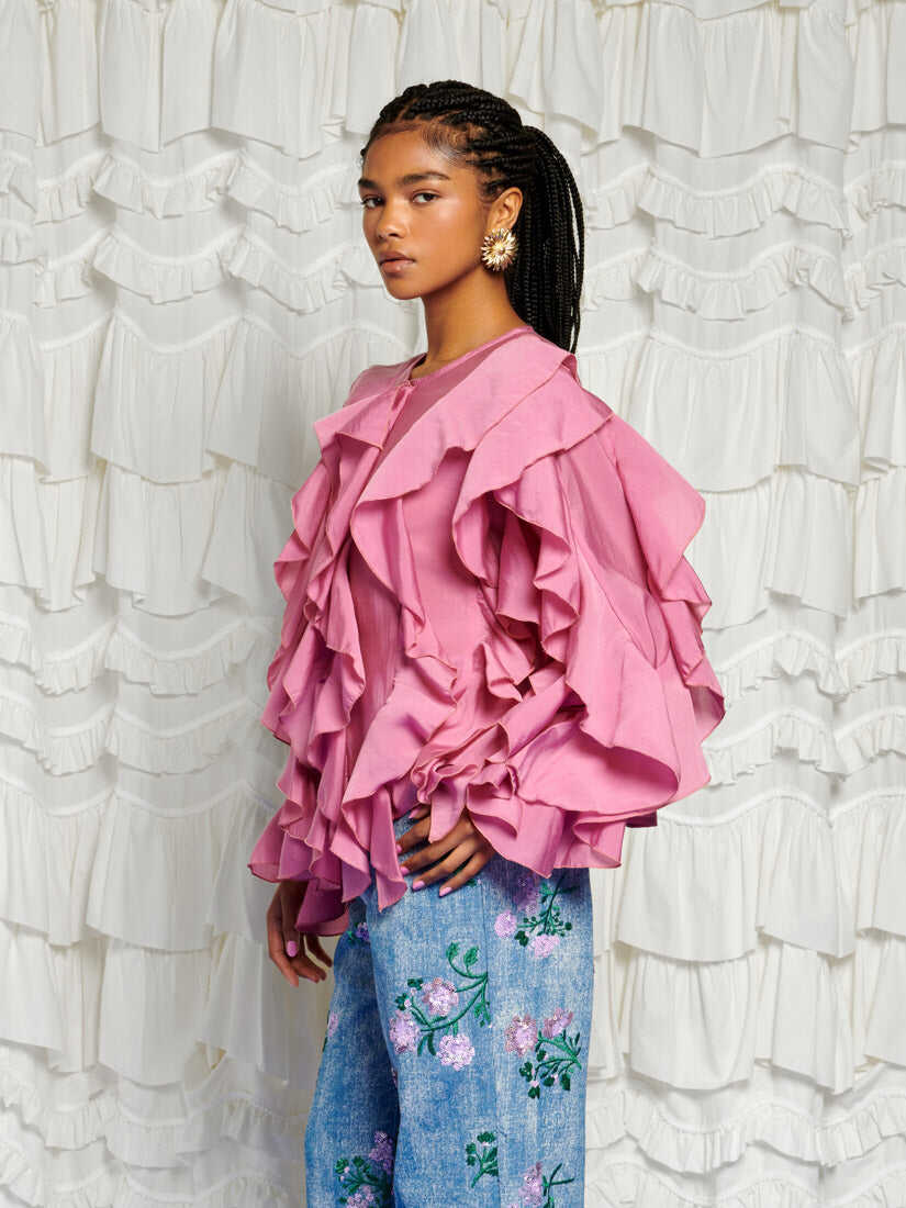 <b>DREAM</b> Rosa Ruffle Blouse