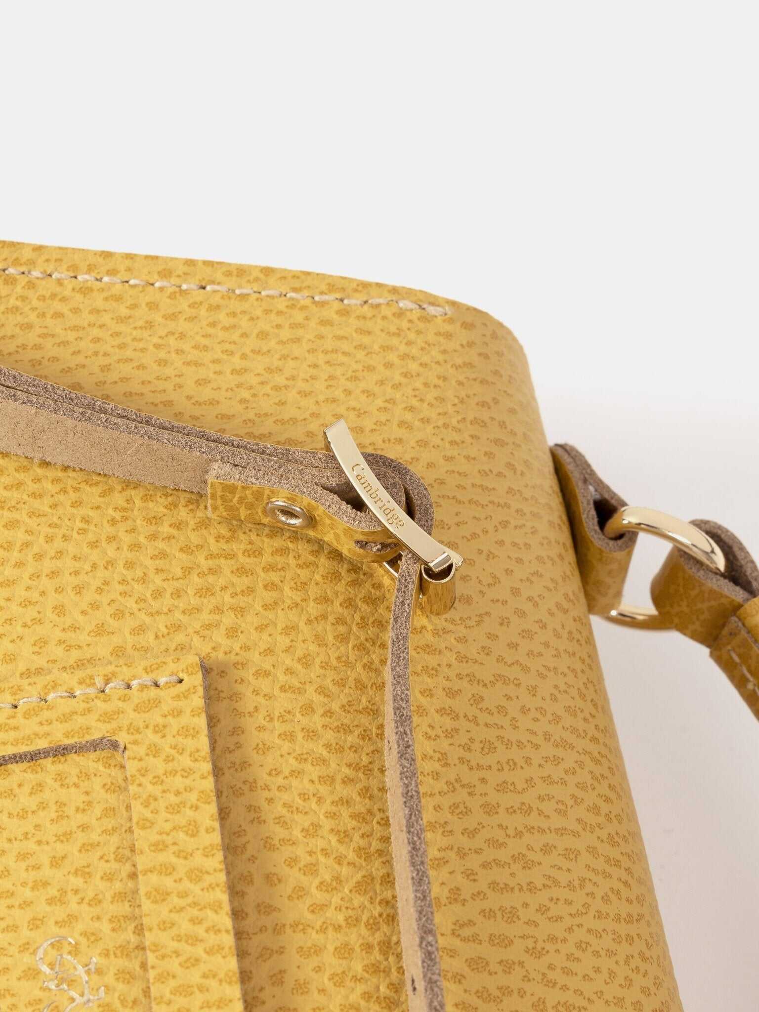 The Mini Poppy - Indian Yellow Matte Celtic Grain