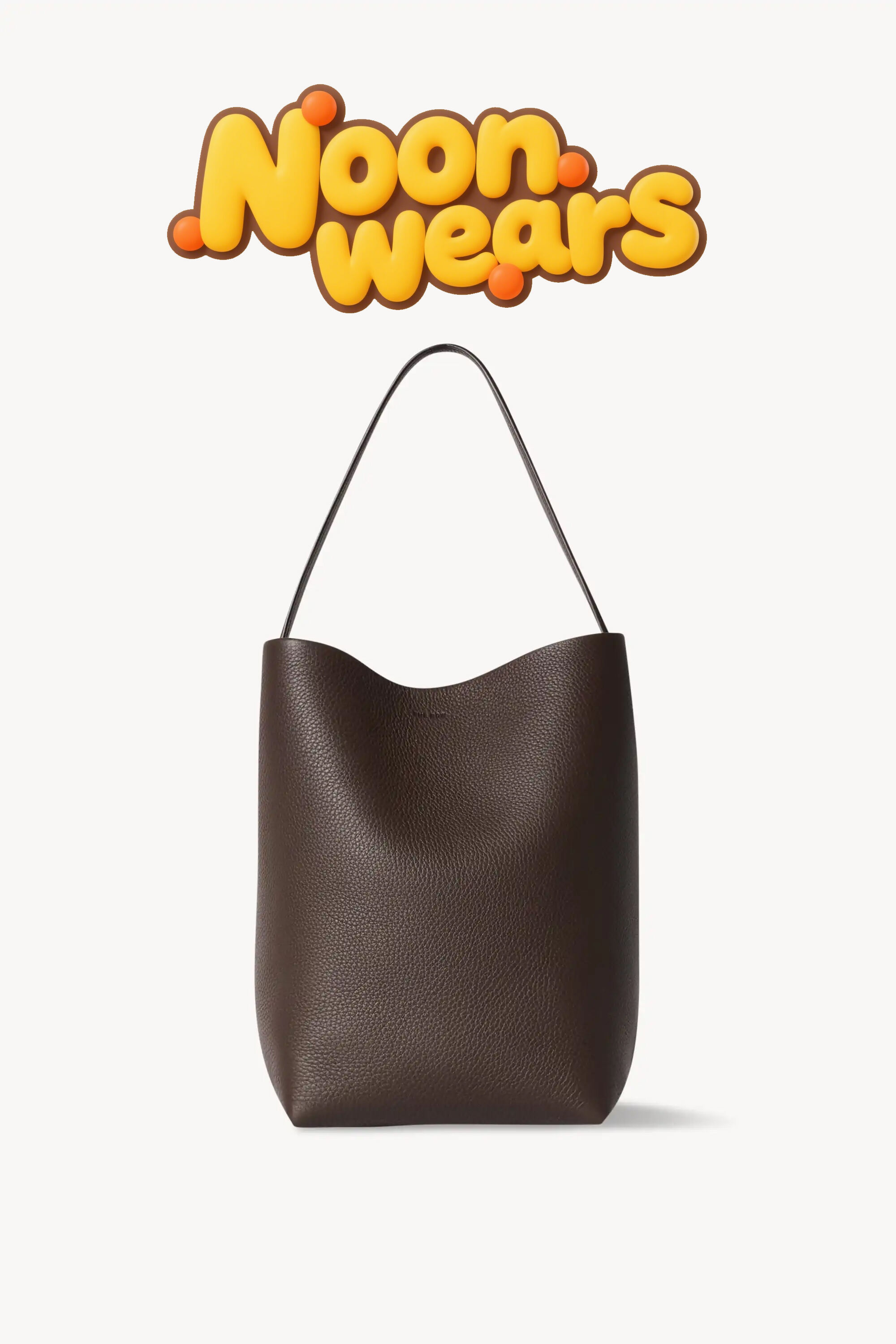 Medium N/S Park Tote Bag in Leather