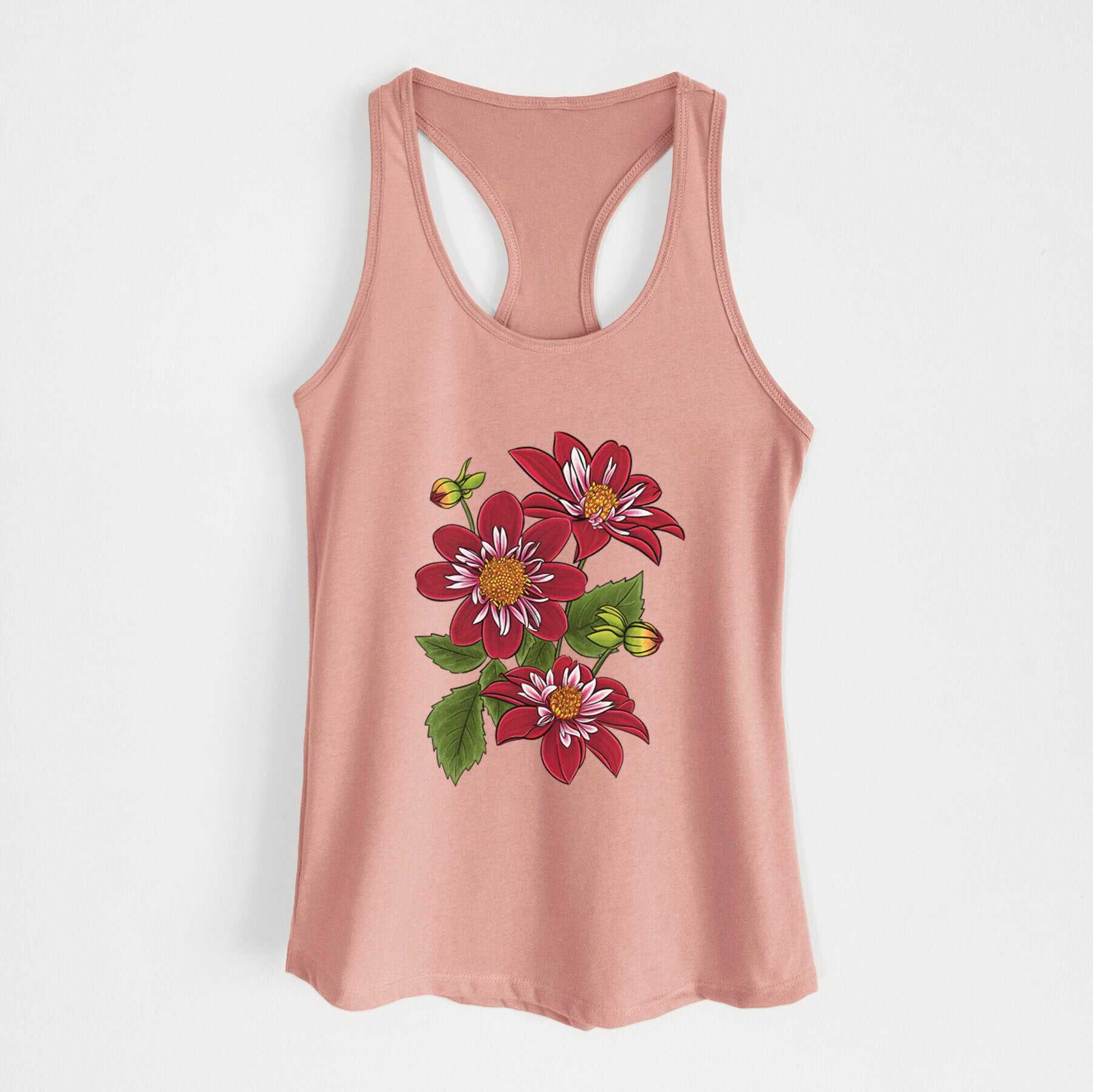 Dahlia Collarette - Night Butterfly - Women's Racerback Tanktop