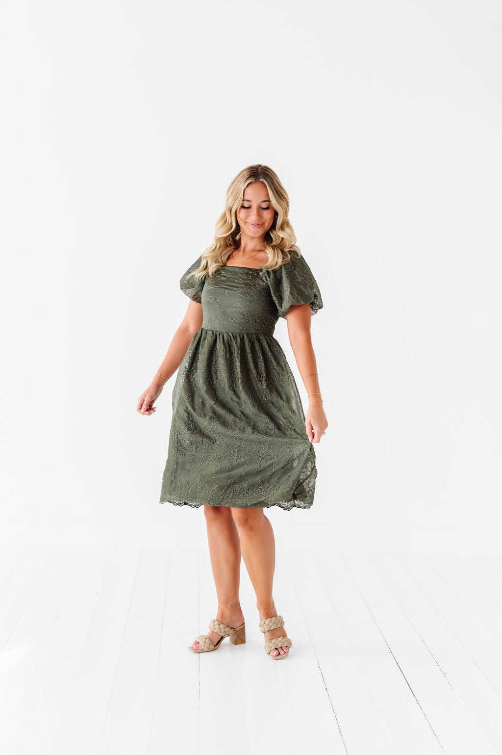 Blythe Embroidered Dress - Size 1XL, 2XL, & 3XL Left