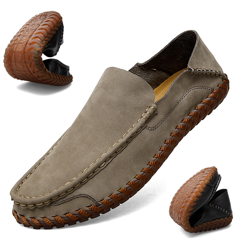 Men's Genuine Leather  Comfortable Lightweight Non-Slip Orthopedic Shoes