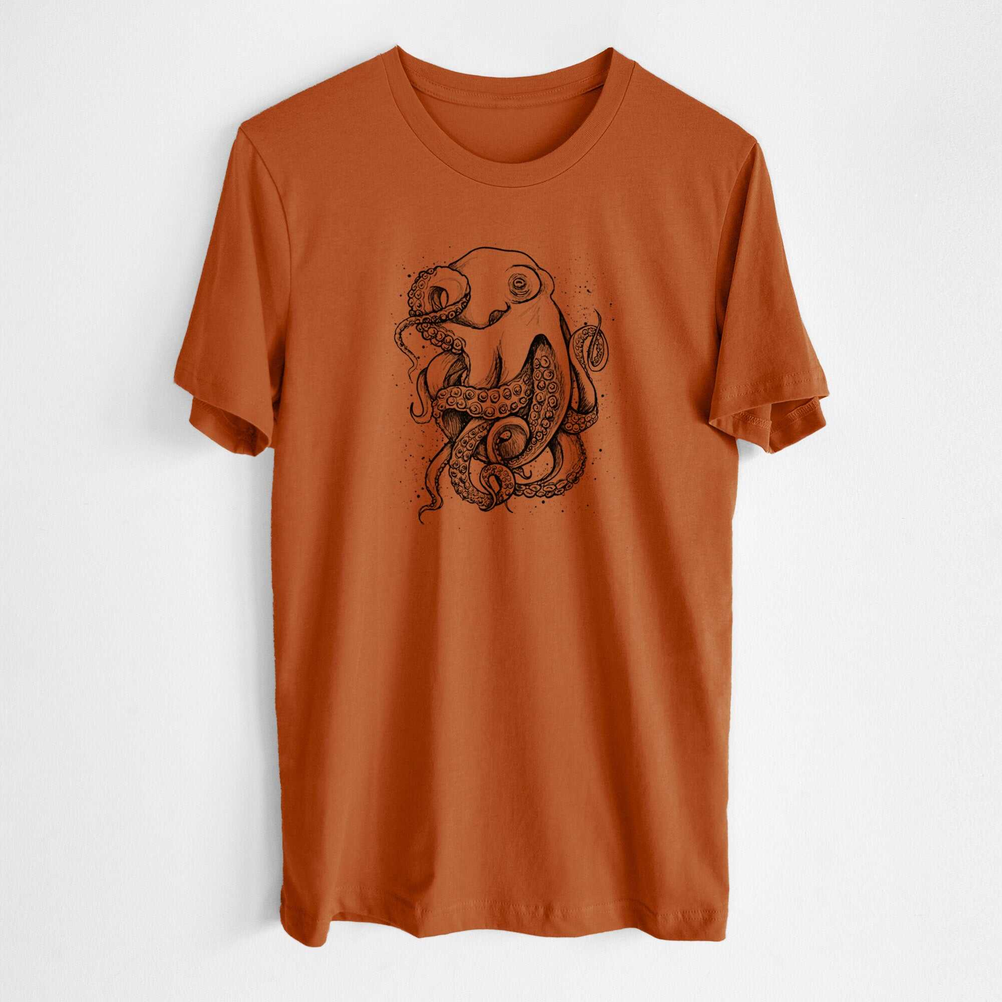 Octopus Vulgaris - Common Octopus - Lightweight 100% Cotton Unisex Crewneck