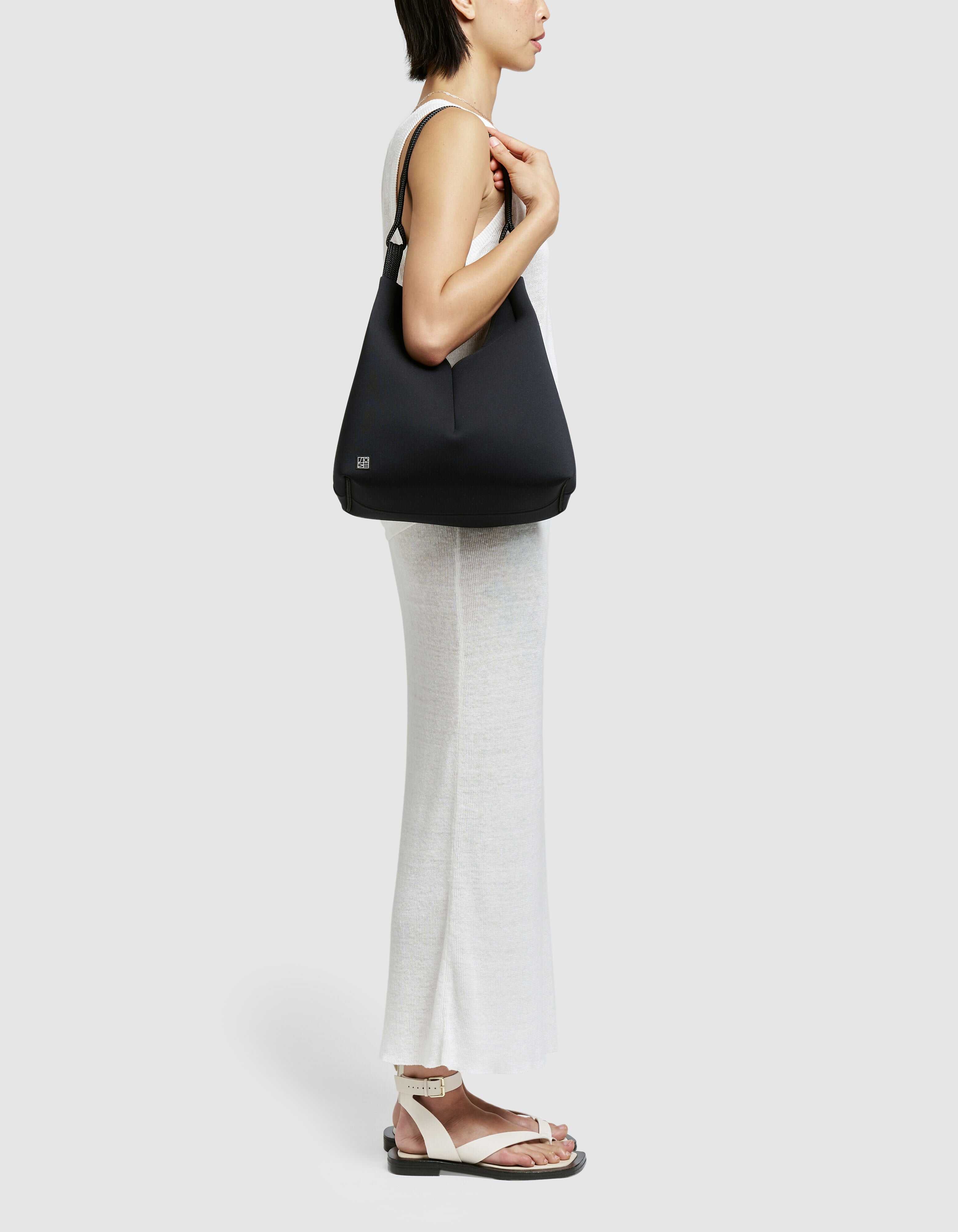 Solstice mini tote in black