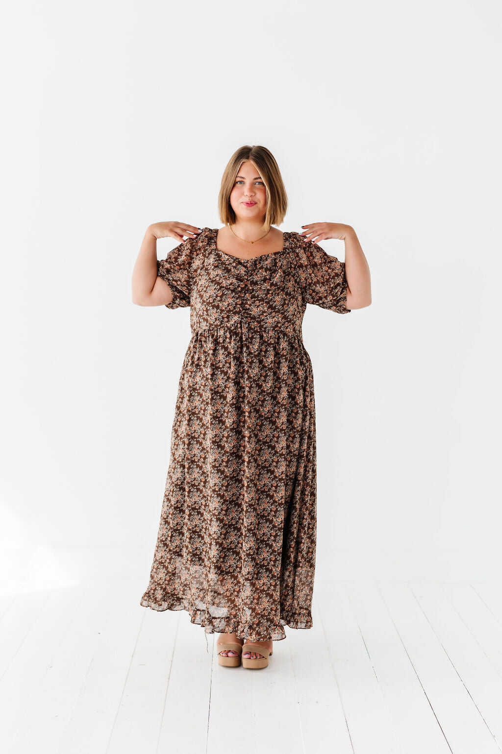Larissa Floral Dress - Size Small, 2X, & 3X Left