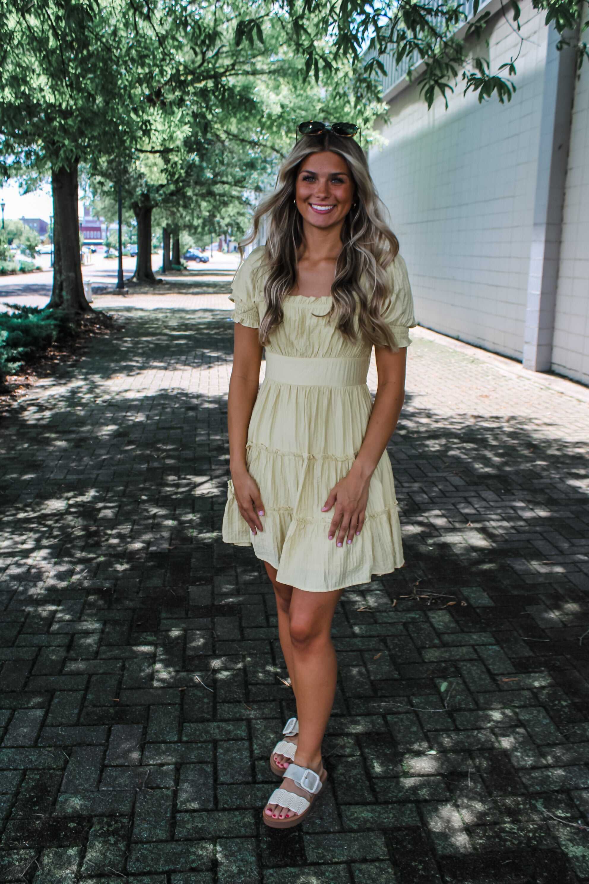 Seeking Sunshine Ruffle Mini • Yellow