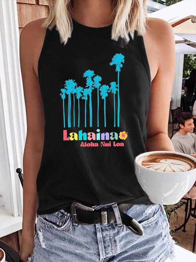 Women's Lahaina Hawaii Maui Support Tank Top
