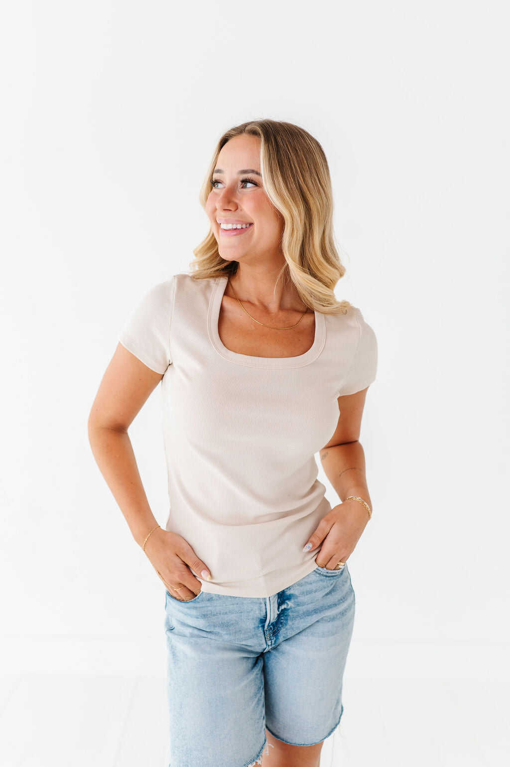 Emerson Top in Cream