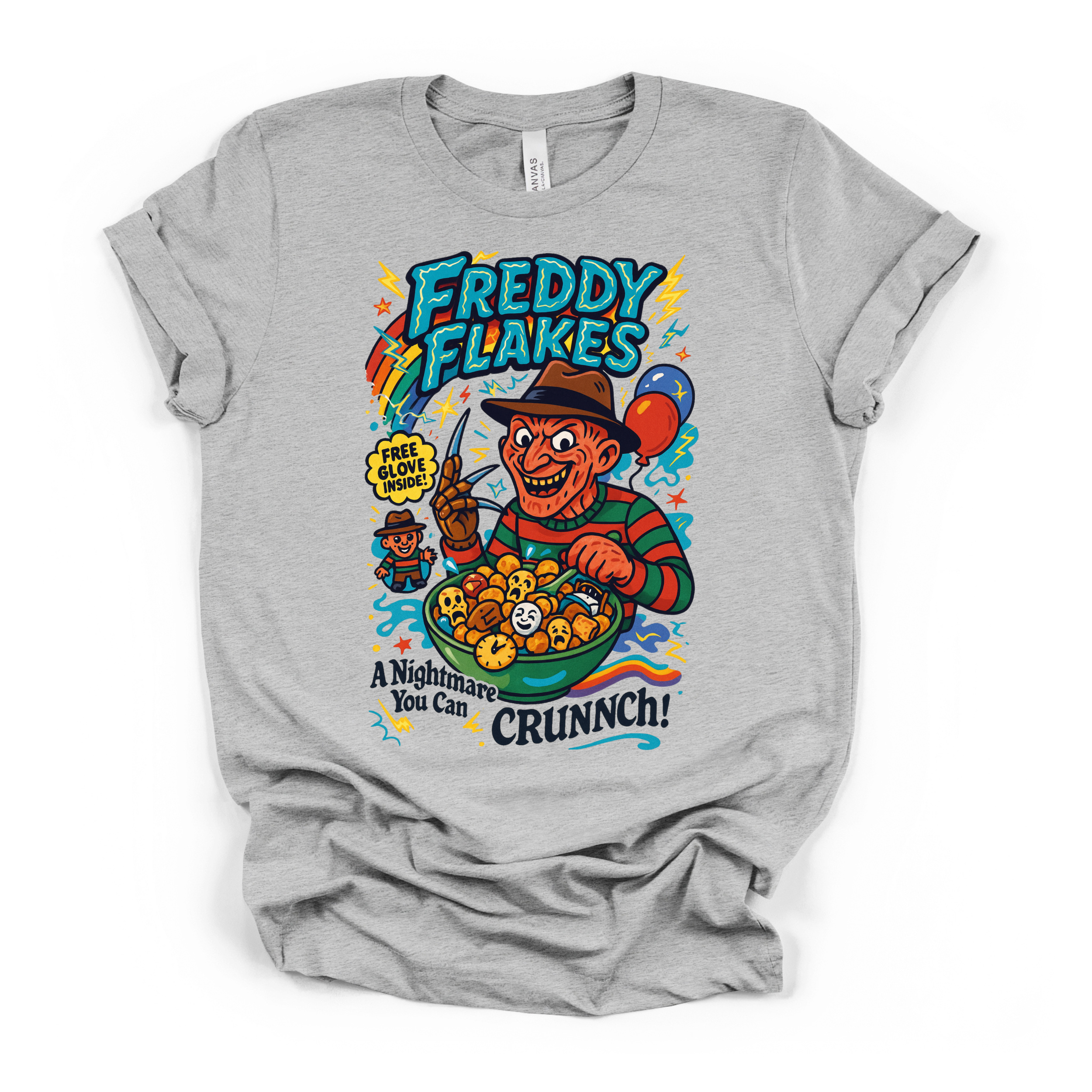 Freddy Flakes Halloween T Shirt
