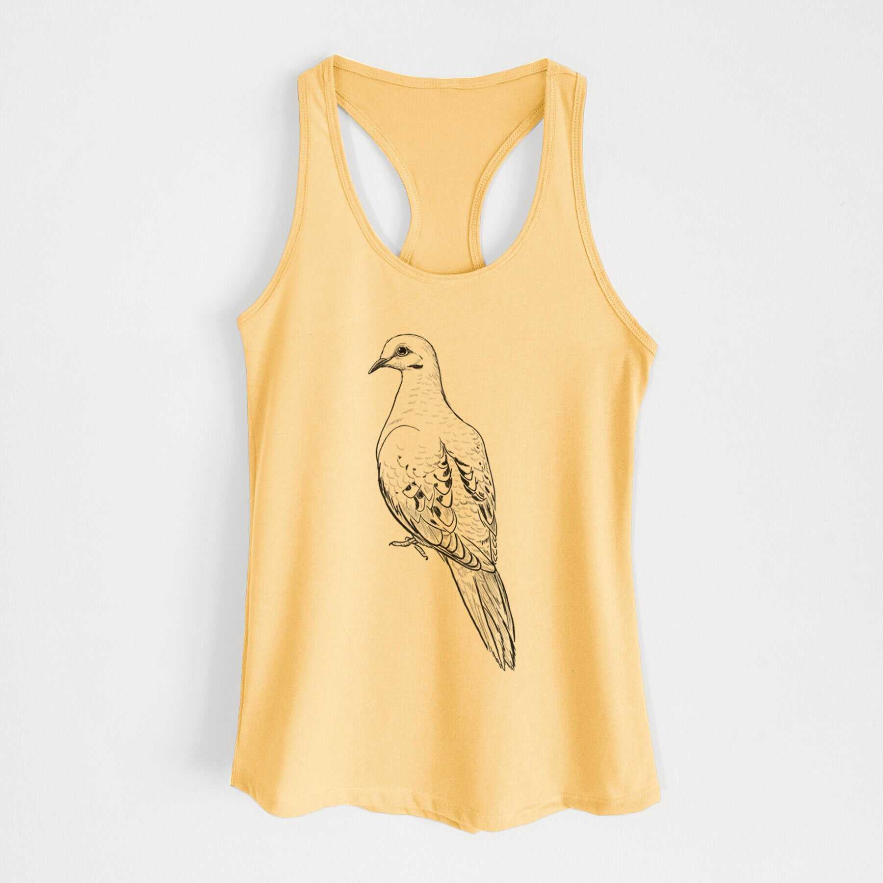 Mourning Dove - Zenaida macroura - Women's Racerback Tanktop