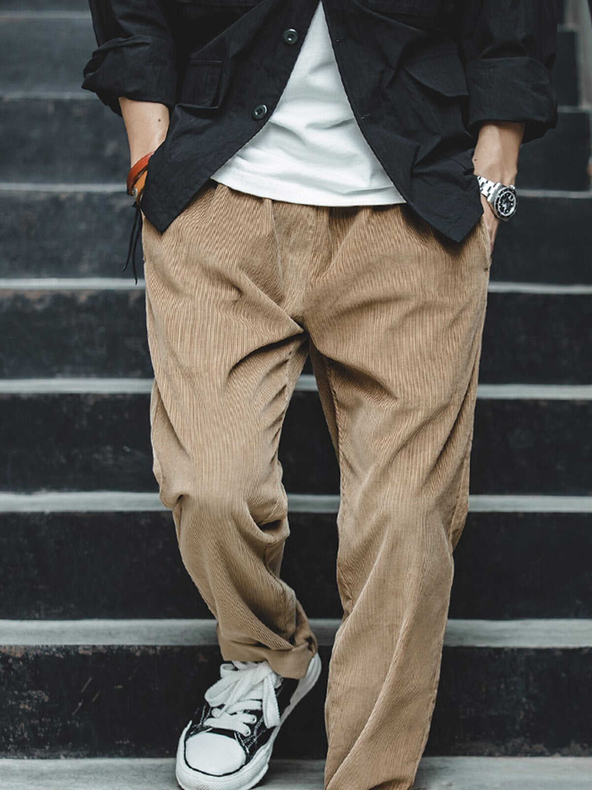 M's Corduroy Relaxed Fit Straight Pants