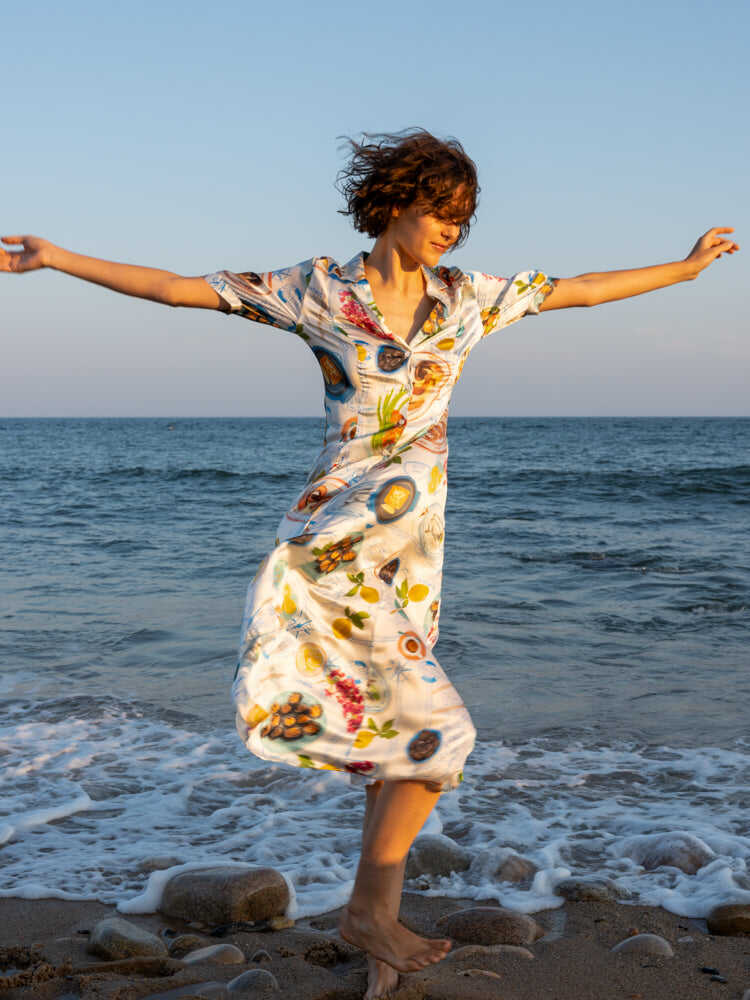 Lampi Button Down Dress