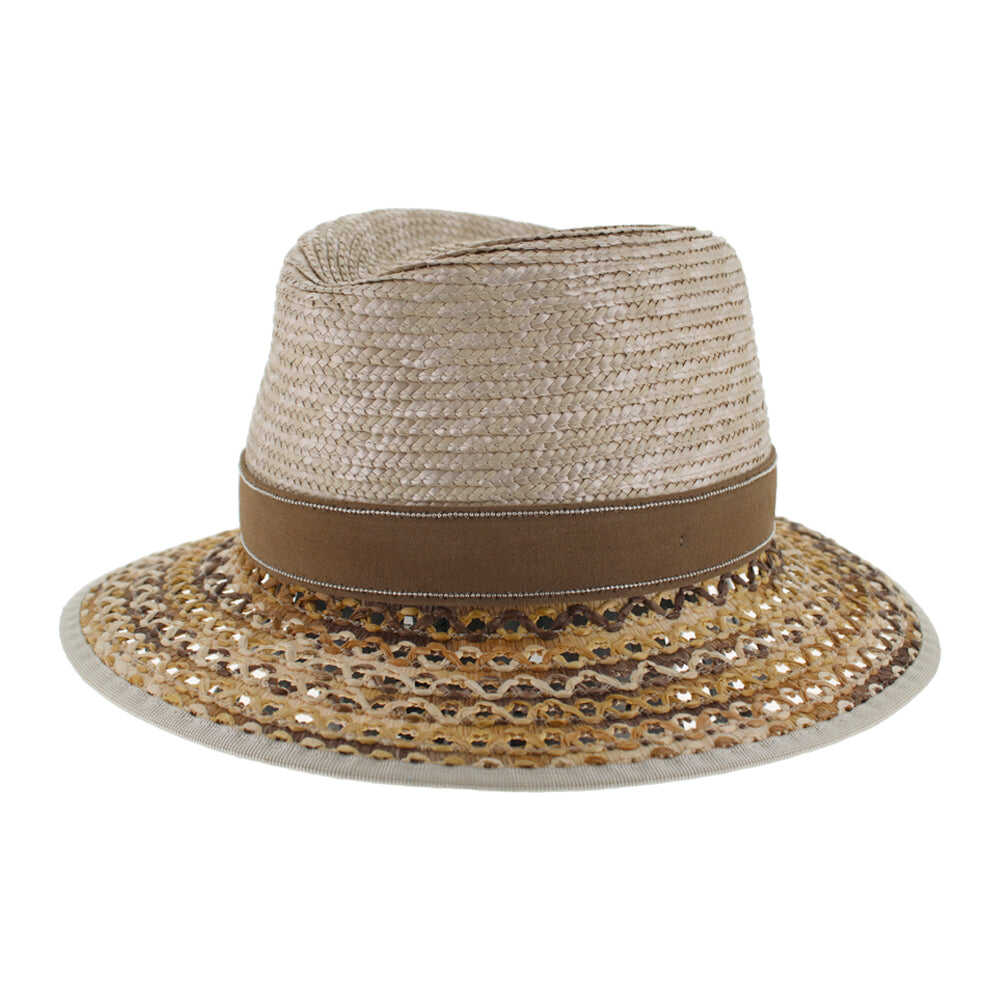 Paper Braid and Raffia Straw  Hat