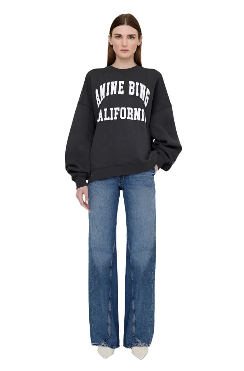 Studyvn Miles Sweatshirt in Washed Black