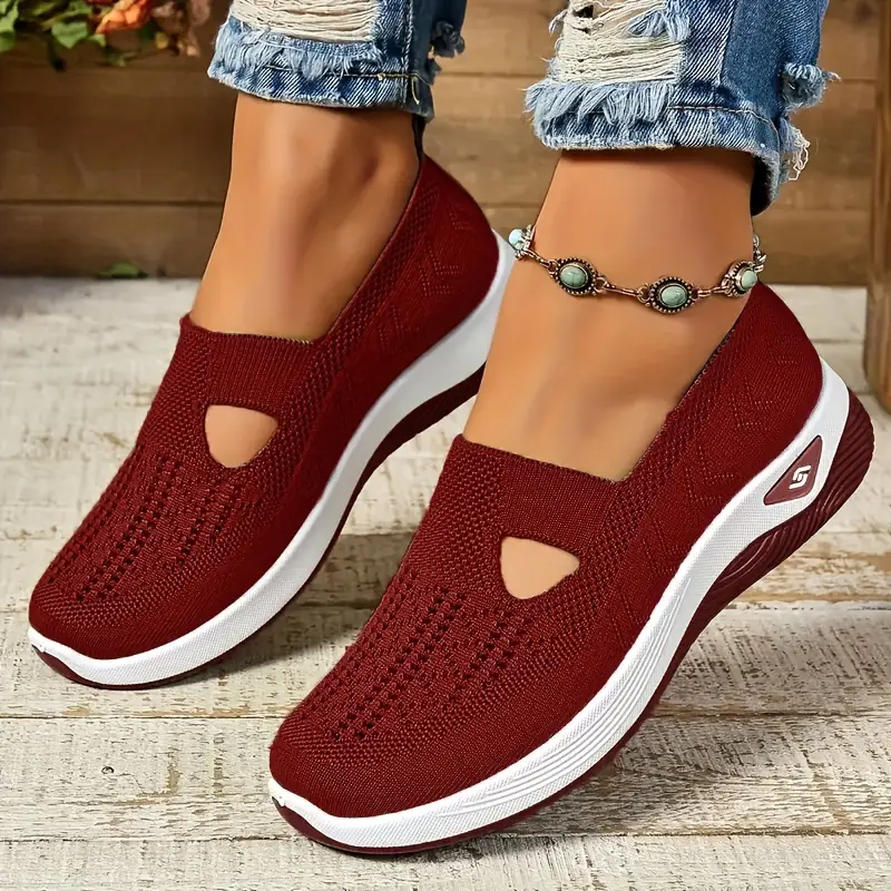 Women's Woven Orthopedic Breathable Soft Sole Shoes
