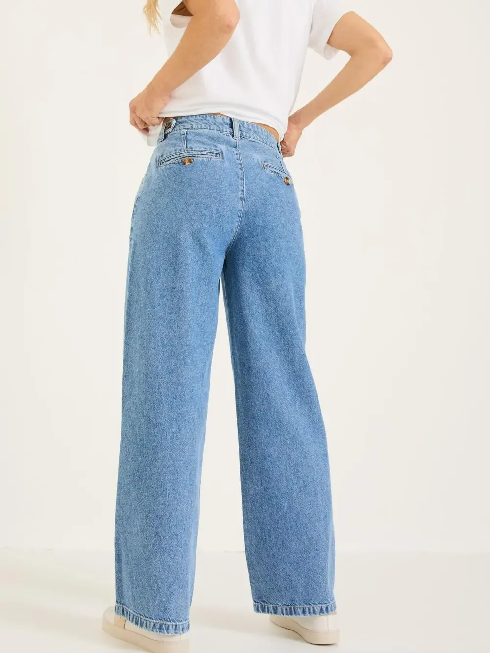 Denim Vintage Wide Leg Jeans