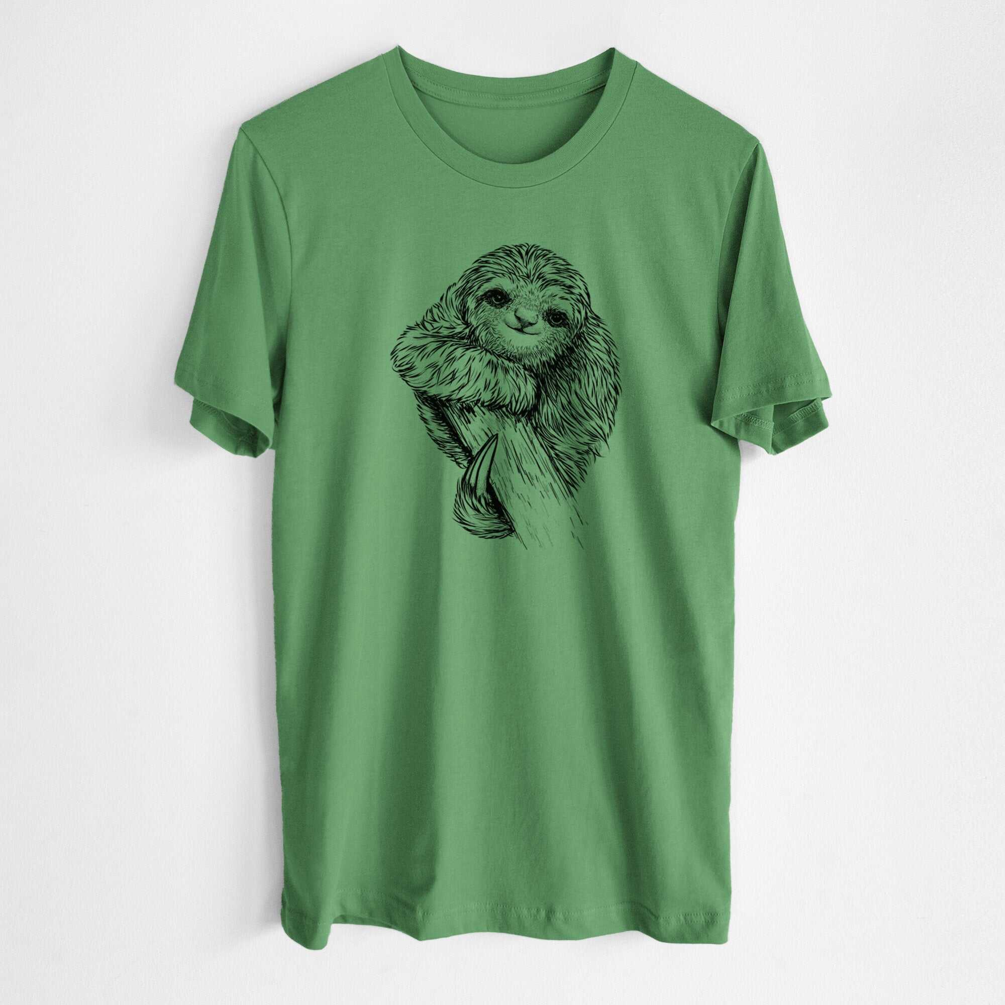 Pygmy Three-toed Sloth - Bradypus pygmaeus - Lightweight 100% Cotton Unisex Crewneck